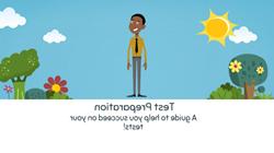 Test Taking Tips and Dealing with Test Anxiety video graphic.